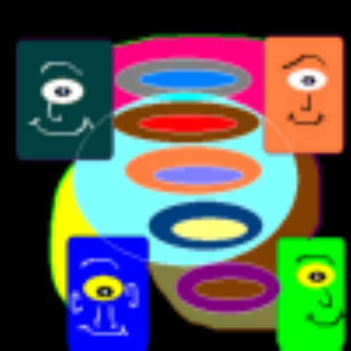 Good Lookers Digial Abstract Art